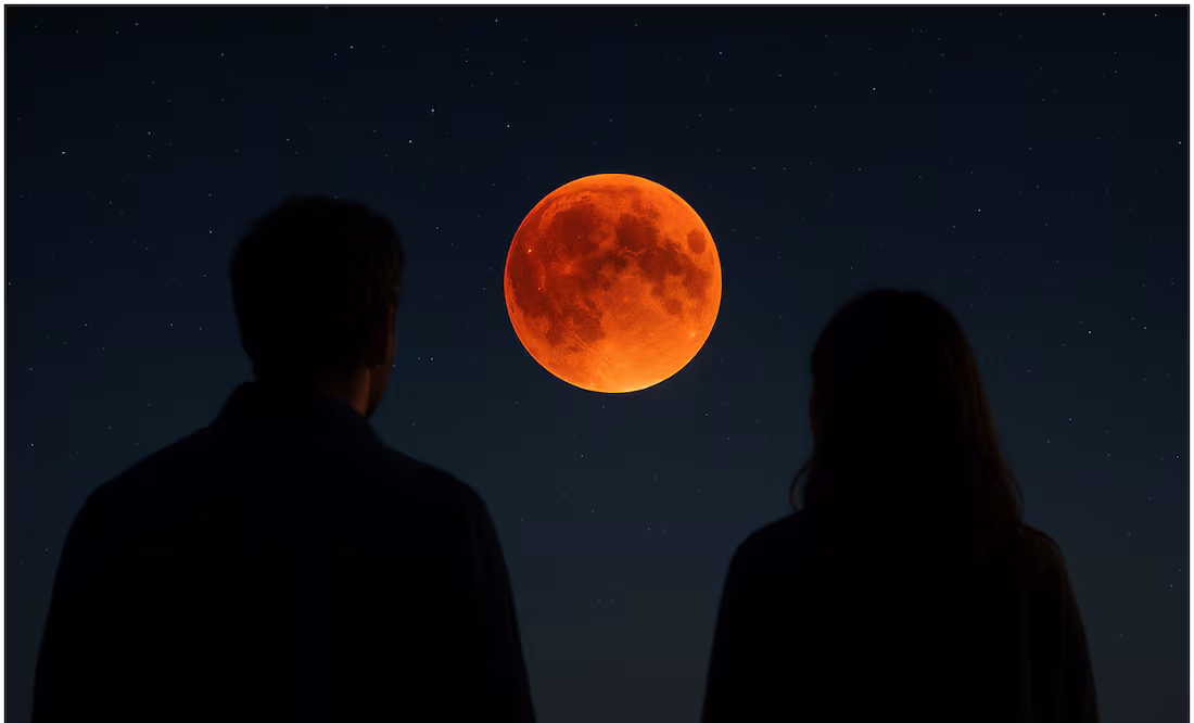 Eclipse Lunar 2025: esta es la hora exacta de la Luna de sangre; así se verá
