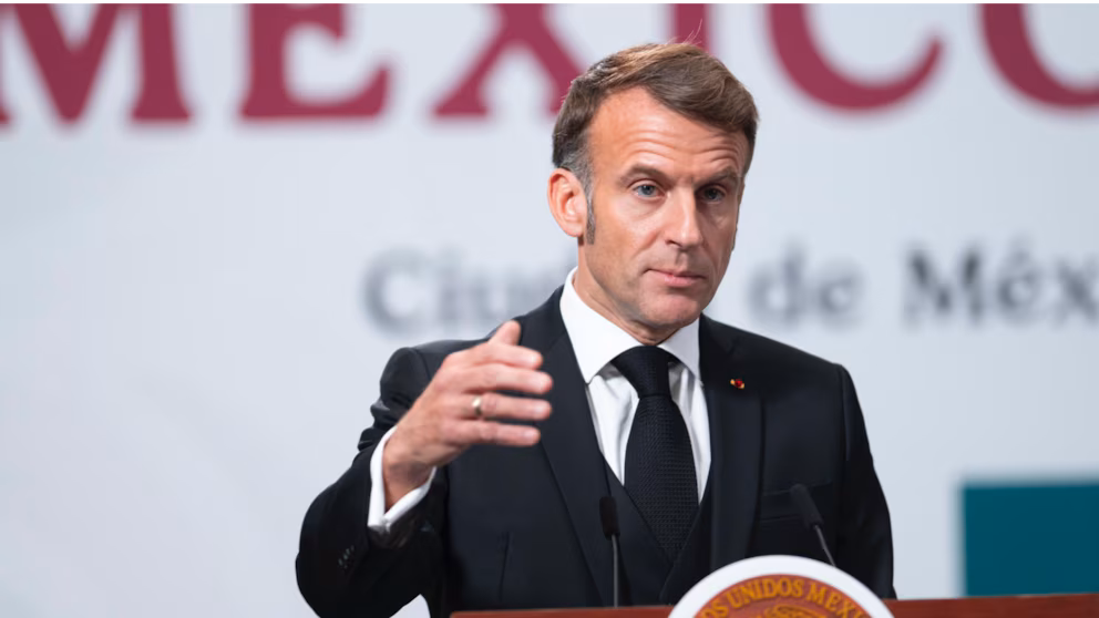 Macron llama desde México a unir esfuerzos internacionales contra el narcotráfico, con respeto a la soberanía.