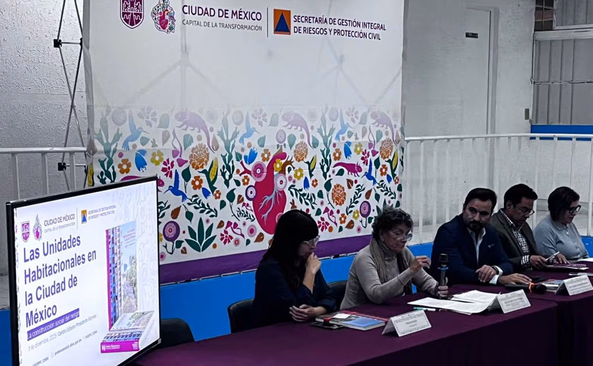 El Gobierno de la CDMX, a través de la Secretaría de Gestión Integral de Riesgos y Protección Civil, realiza el lanzamiento Oficial del Libro Las Unidades Habitacionales en la Ciudad de México